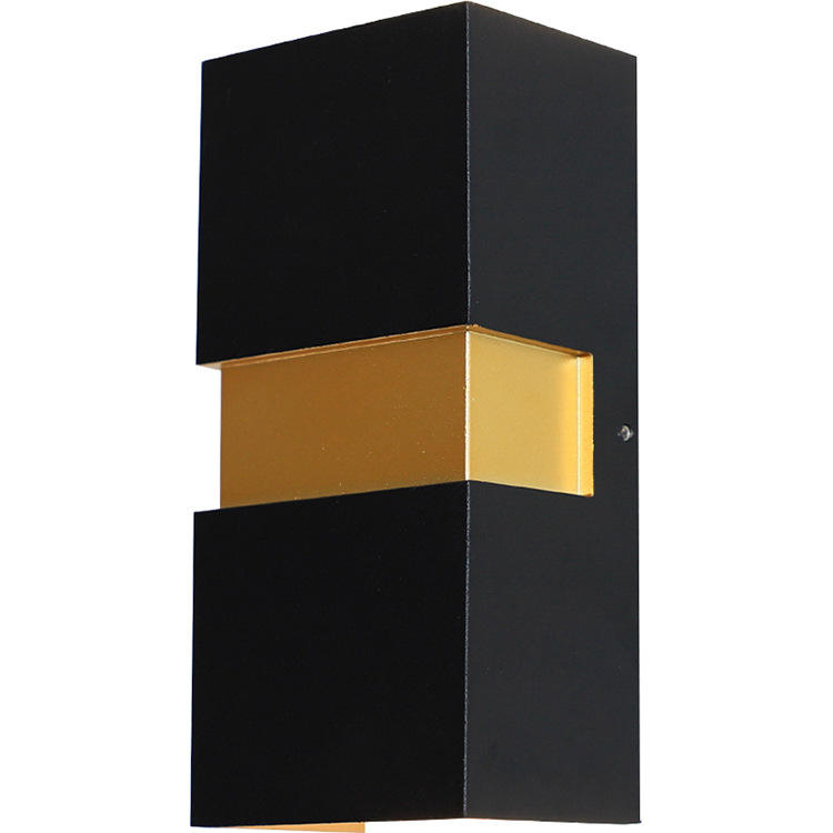 Top Quality Garden Ip65 Étanche Aluminium Rectangle Outdoor Led Wall Light Wall Mounted