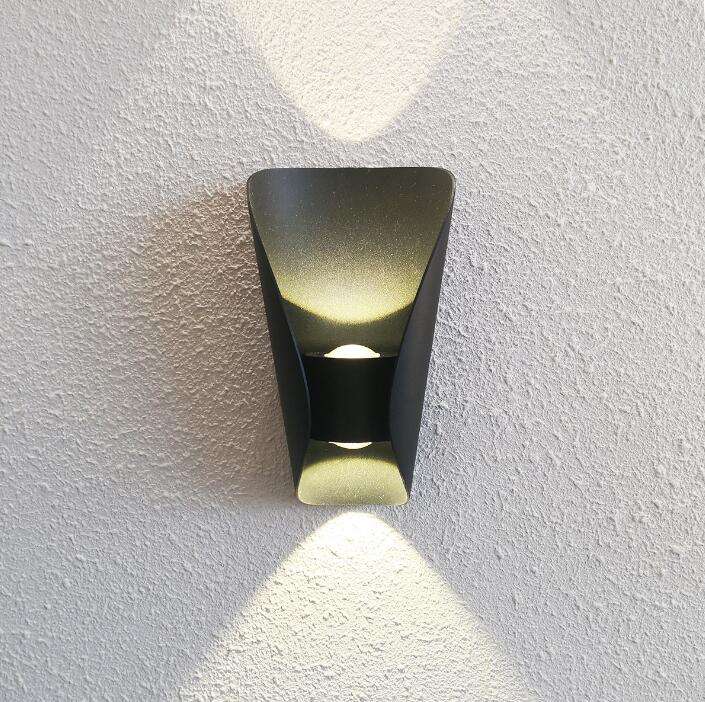 Lampe à led décorative petite taille applique murale en forme de bateau haut et bas lumière extérieure intérieure moderne