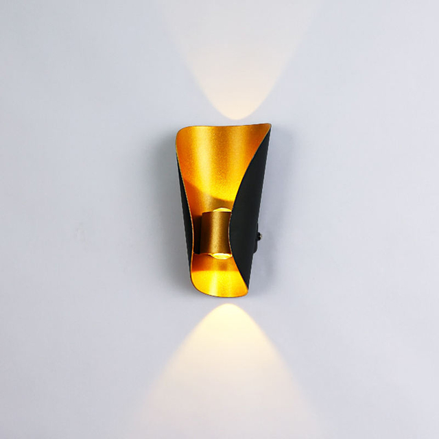Lampe à led décorative petite taille applique murale en forme de bateau haut et bas lumière extérieure intérieure moderne