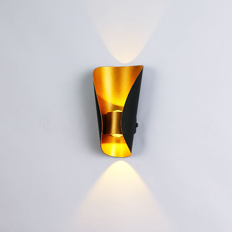 Lampe à led décorative petite taille applique murale en forme de bateau haut et bas lumière extérieure intérieure moderne
