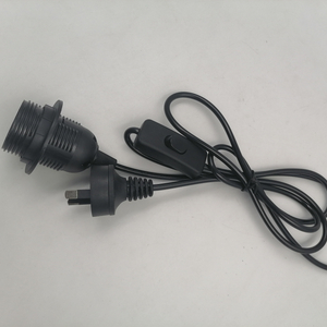 Prise AU 1.8m câble de ligne 303 cordon d'alimentation marche-arrêt pour lampe à LED avec rallonge de fil de commutateur de bouton