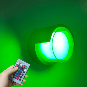 Nouveau 5W bon acrylique étanche Led Wandlamp éclairage extérieur applique murale Rgb avec télécommande