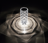 1W prise USB lampe de Table en cristal Rose pétale atmosphère lampe chambre romantique lampe de chevet charge veilleuse