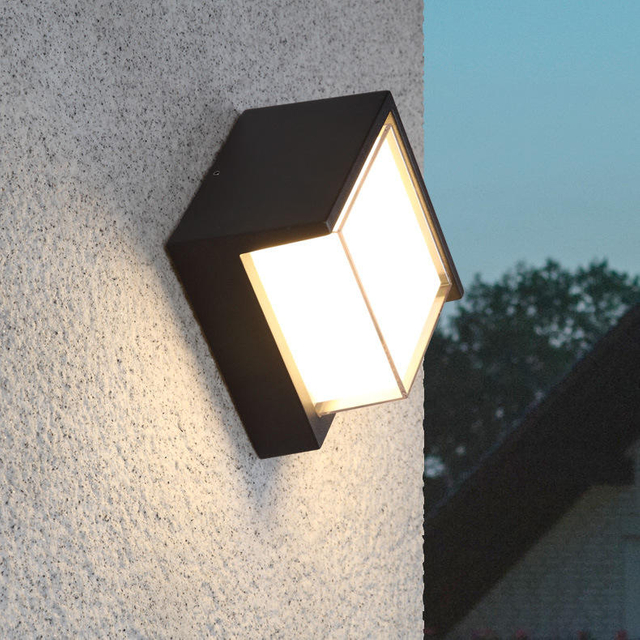 5W Moderne LED Applique Murale Up Down Éclairage Cube Applique Lampe Luminaire Montage Intérieur Éclairage Extérieur