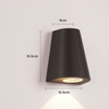 Applique murale LED à tête unique étanche IP65 lampe de couloir de jardin extérieur applique intérieure AC85-265V