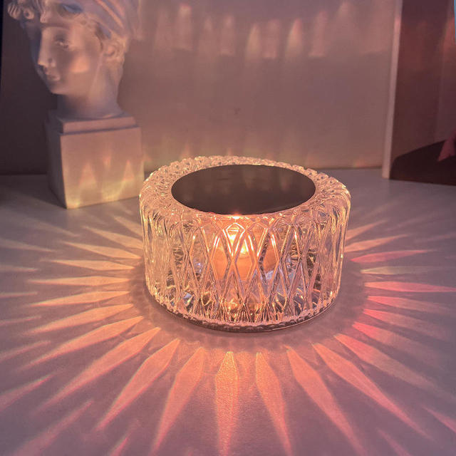 NOUVELLE lampe de table en acrylique luminaires rechargeables décoratif rechargeable tactile romantique lampe de nuit 16 couleurs