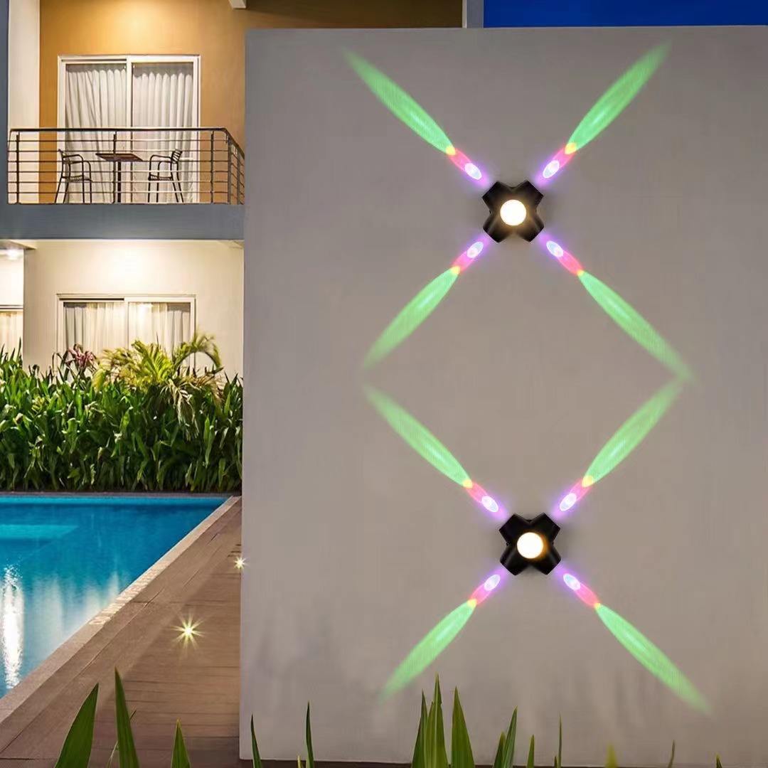 Applique murale d'extérieur à LED minimaliste montée en surface étanche IP65 85 ~ 265V applique murale minimaliste pour la lumière de porche de rue de chemin