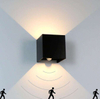 Détecteur de mouvement extérieur 12W réglable haut et bas applique murale aluminium décorer applique murale LED