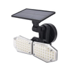 Hagood extérieur étanche 3 têtes applique murale trois têtes 83 COB capteur solaire LED alimenté lumières de sécurité