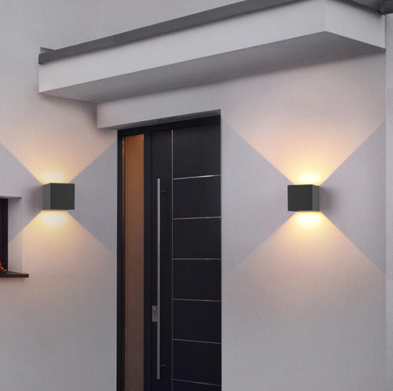 Led Wandlamp Aluminium Décoratif Intérieur Verlichting Up En Down Waterdichte Wandlamp Extérieur Tuin Wandlamp Wandmontage