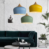 Macaron lustre suspendu plafonnier led plafonnier bureau salon macaron couleur nordique salle à manger lustre créatif japonais chambre bar lampe intérieur lustre lampe