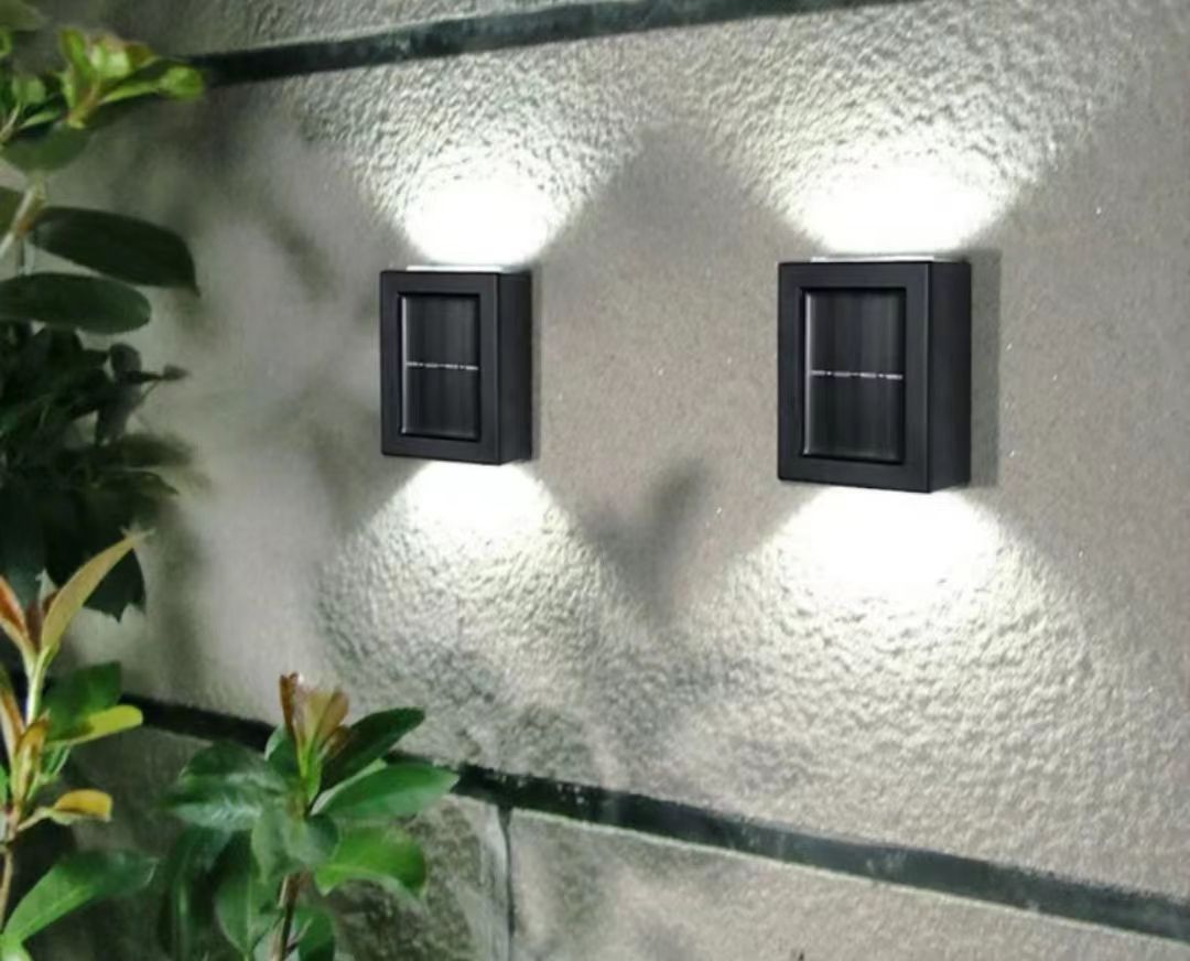 Mur solaire extérieur jardin maison applique étanche haut et bas éclairage lampe Villa décorative jardin applique murale