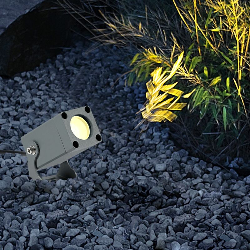 3W extérieur LED spot lumière coque noire Super lumineux pic étanche paysage IP65 LED pelouse jardin cour arbre projecteur 12V 220V