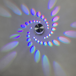 LED Spiraal Gat Wandlamp 16 Kleuren Met RGB Afstandsbediening Geschikt Voor Hall KTV Bar Woondecoratie Art Wandlamp