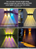 Nouveau extérieur étanche lumière solaire maison jardin villa mur extérieur projecteur super lumineux applique murale lumière décorative lavage mural