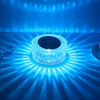 Rose cristal lampe de table chambre USB charge chevet romantique veilleuse tactile contrôle lampe de table pétale atmosphère vaisselle intérieur multicolore
