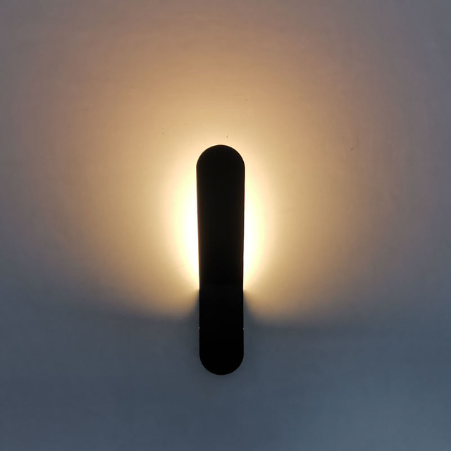 Lampe murale décorative de brosse à dents moderne à LED et veilleuse intérieure pour hôtel