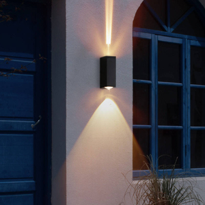 Applique extérieure étanche villa cour applique créative faisceau de lumière couloir allée lampe avec prix d'usine