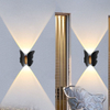 6W LED applique murale en forme de papillon applique murale extérieure IP65 étanche applique murale pour décoration de jardin allée support lumière