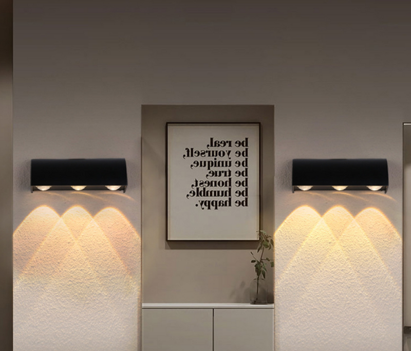3W 6W Led étanche applique murale IP65 intérieur extérieur Led baguette lampe applique murale extérieur montage mural lumière LED applique de salle de bain