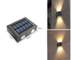 4LED haut et bas applique murale solaire décoration extérieure jardin cour maison applique murale étanche lumière solaire jardin
