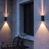 6W noir faisceau moderne applique éclairage extérieur intérieur étanche lampe à LED salon allée parc paysage jardin lumière