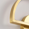Moderne minimaliste cuivre applique américaine allée couloir chambre chevet étude lampe nordique créatif LED miroir lumière meubles