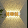Nouveau couloir escaliers éclairage mur LED lampe extérieure étanche IP65 haut et bas applique murale acrylique lumière jardin lumières 220V