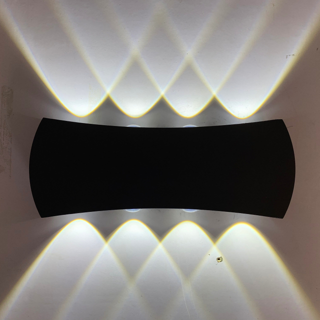 8W moderne minimaliste extérieur intérieur hôtel allée couloir porte cour escalier porche LED étanche lune applique murale