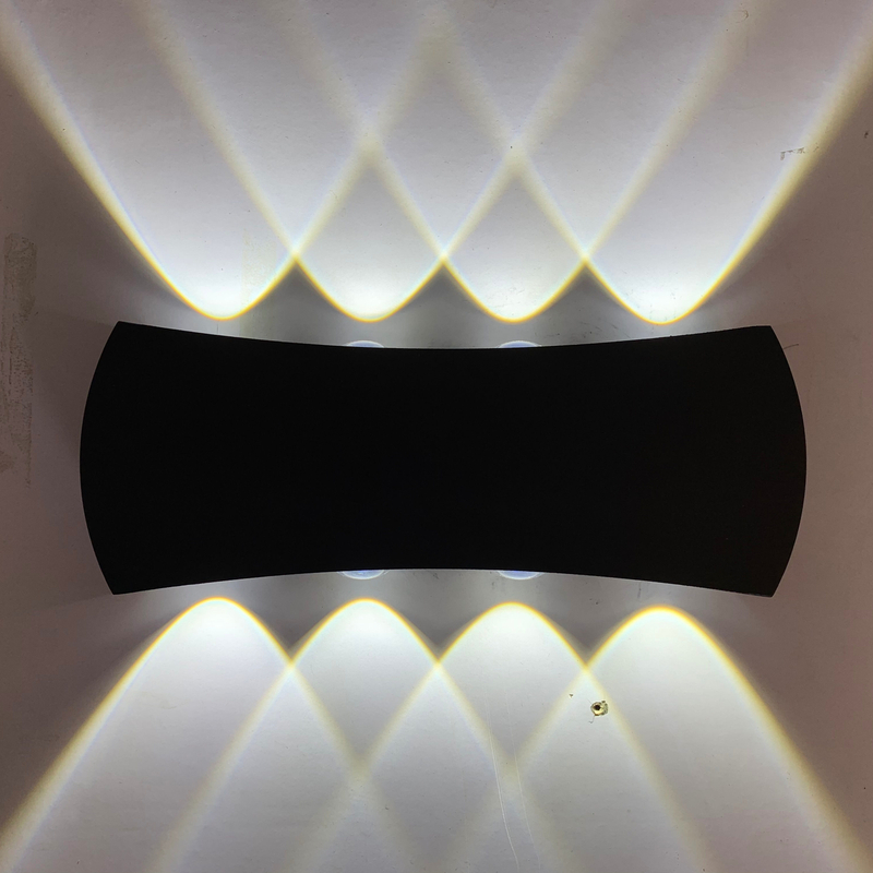 8W moderne minimaliste extérieur intérieur hôtel allée couloir porte cour escalier porche LED étanche lune applique murale