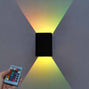 5W Lampe en aluminium moderne Art déco LED applique murale RGB luminaire lampe de chevet chambre veilleuse