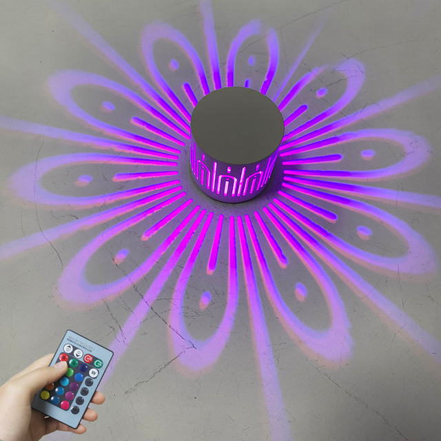 Applique murale nordique ronde fleur LED éclairage intérieur applique murale pour chambre chevet couloir décor à la maison