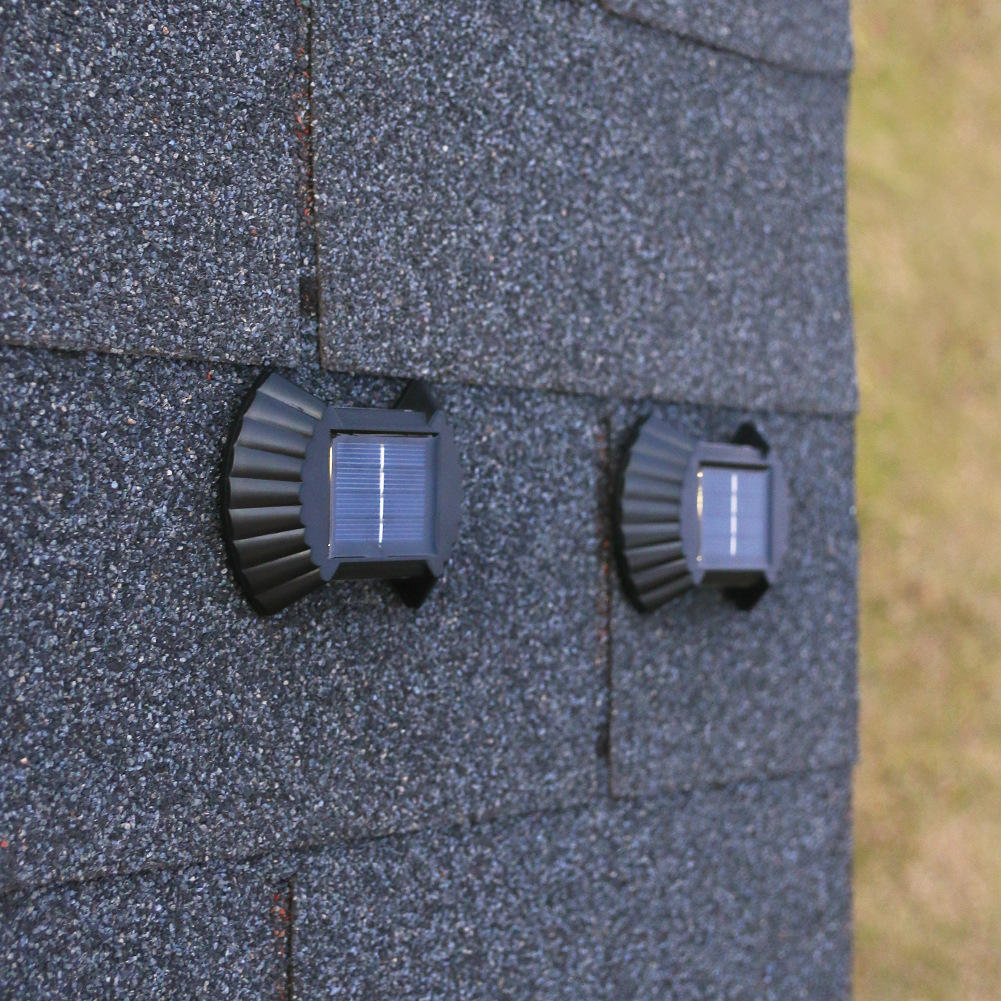 Lampe solaire 8LED IP65 lampe extérieure étanche applique murale cour pour décoration de villa de jardin