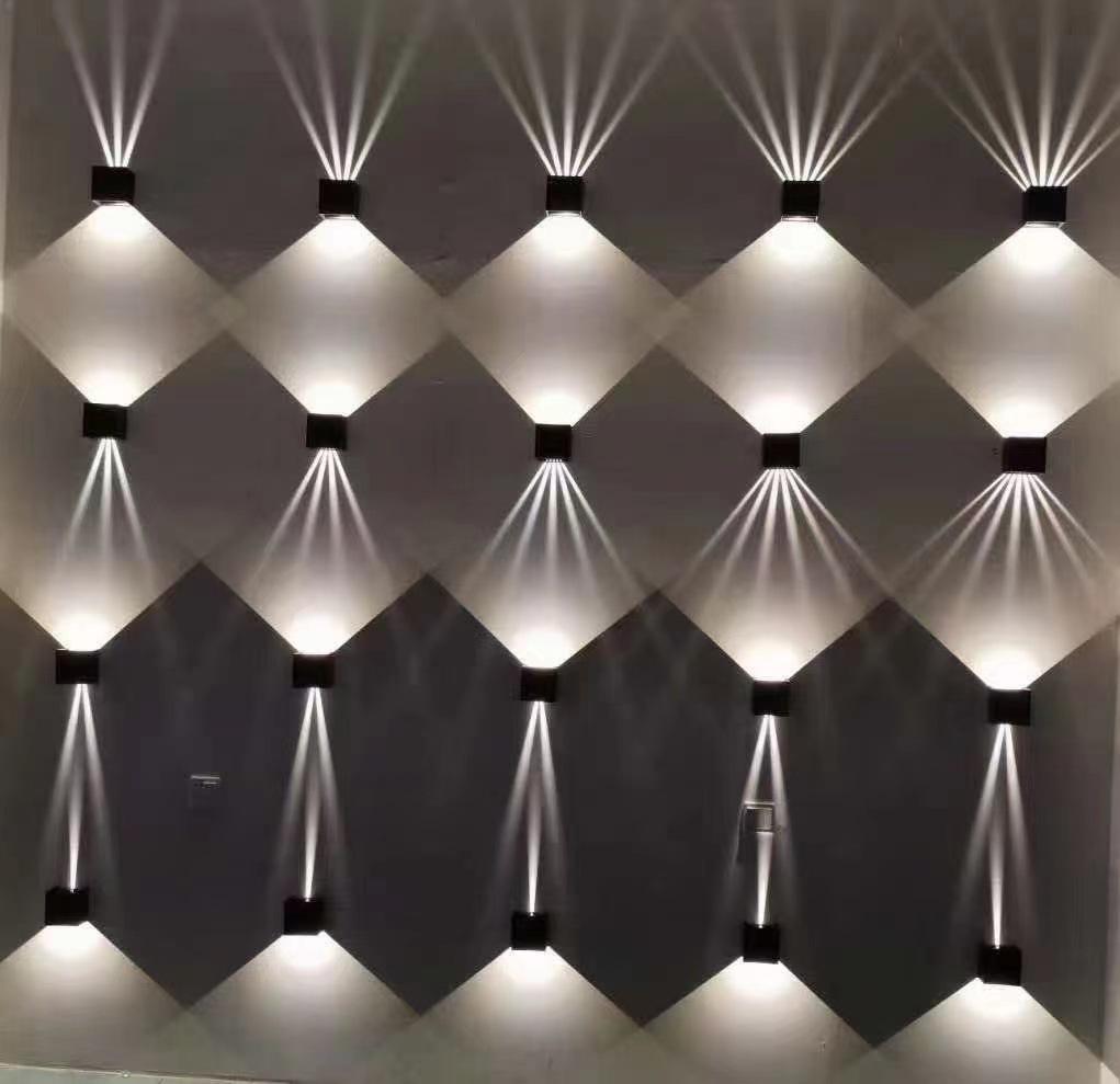 Appliques murales LED IP65 étanche extérieur/intérieur éclairage d'escalier A85-265V Up Down Light pour jardin salon mur maison chambre décor