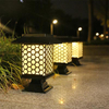 Type de maison extérieur étanche LED lumière solaire lampe de pelouse solaire Mini lumière solaire jardin alimenté Cottage Style Spike Spot petite maison