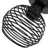 Intérieur Vintage Fer E27 Plafonniers Luminaires pour Couloir Allée Intérieur Rétro LED Plafonnier pour Chambre Salon Noir
