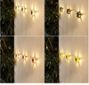 Applique Solaire Extérieure Étanche Ménage Jardin Terrasse Balcon, Atmosphère Décoration Fleur De Prunier Veilleuse