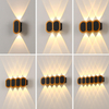 IP65 RGB LED Applique Extérieure Étanche Jardin Éclairage En Aluminium 2W 6W 8W 10W 12W Intérieur Chambre Salon Escaliers Applique Murale