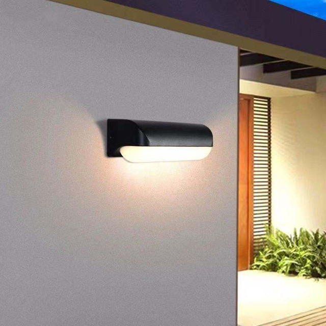 12W LED applique murale extérieure étanche led applique murale allée simple escalier cour lumière balcon applique murale super lumineuse
