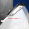 60W 90W 120W lumineux lampadaire solaire appliques solaires appliques murales extérieures solaires lumière à économie d'énergie lampe solaire de haute qualité lampadaire haute puissance IP65 extérieur étanche