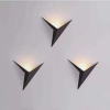 La lumière d'étape enfoncée par aluminium a mené la lumière de mur d'escalier 3w la lampe de corps blanche lumineuse noire d'intérieur a mené des lumières de pièce