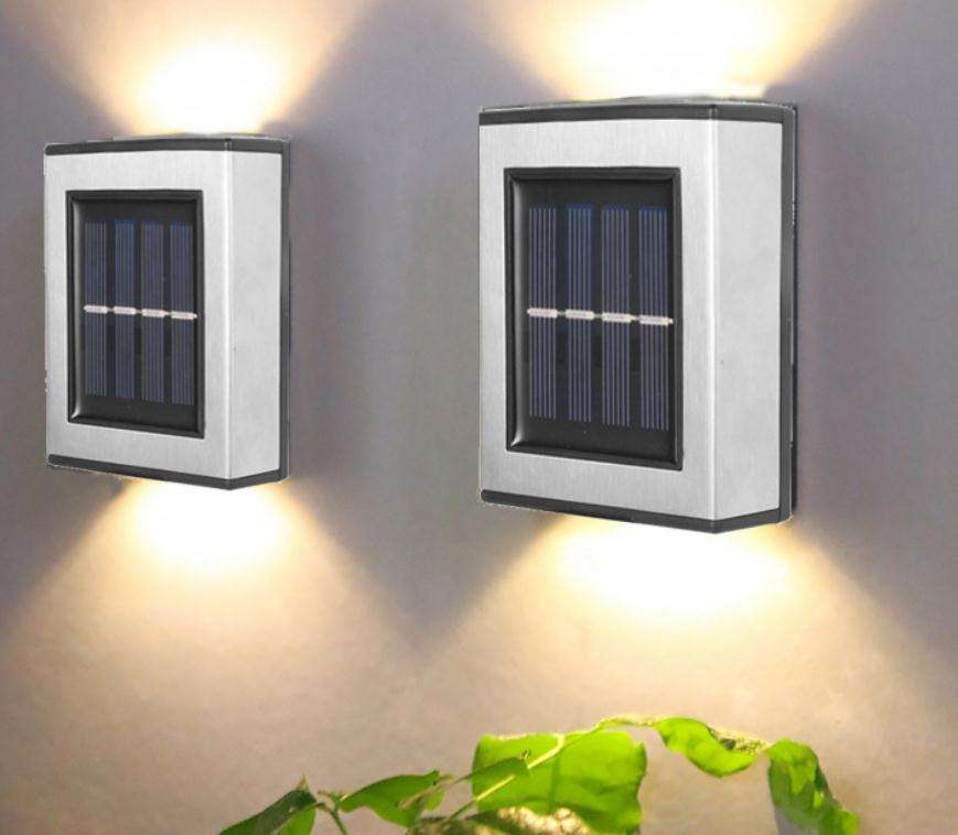 1-16 pièces lampe solaire extérieur LED lumières IP65 étanche pour jardin décoration balcon cour rue mur décor lampes jardinage lumière