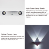 3W9W Moderne Triangle Intérieur Applique Murale LED En Aluminium pour La Décoration De La Maison luminaire mural