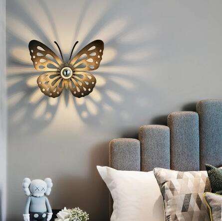 Nordique Crrative Fer Led Mur Lampes Pour Chevet Salon Salle À Manger Foyer Canapé Fond Allée Porche Applique Maison Déco Éclairage