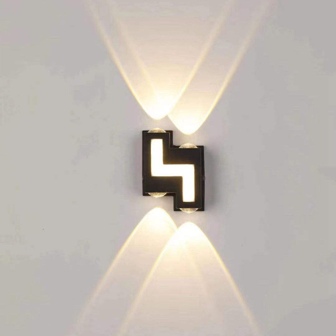 Imperméable à l'eau AC85-265V mural LED applique murale moderne nordique intérieur appliques salon porche extérieur