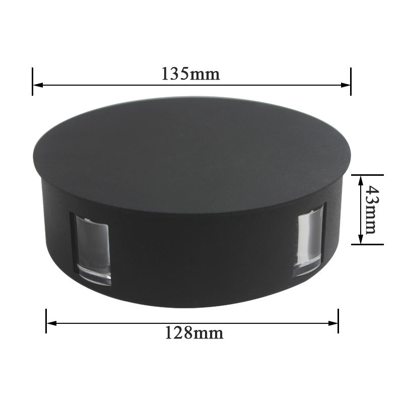 6W LED Intérieur Applique Murale Circulaire Applique Murale Lumineux Télécommande Applique Murale Décoration Lumière Blanc Chaud / Blanc Froid Lumière Chambre Salon 