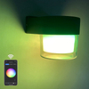 2023 Tuya APP Controle LED Applique Murale Intelligente IP65 Étanche Coloré Applique Murale Décorative À La Mode