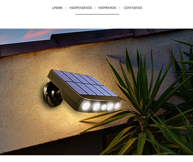 Nouvelle arrivée extérieur IP65 capteur de mouvement extérieur lampe murale solaire extérieur/lanterne solaire lampes solaires extérieures