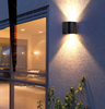 Capteur de mouvement 12W LED applique murale étanche IP65 porche jardin haut et bas applique semi-circulaire étanche applique murale