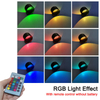 Applique murale 5W RGB Circle Ring pour la décoration intérieure éclaire les lumières Applique murale à LED noire / blanche vers le haut et vers le bas